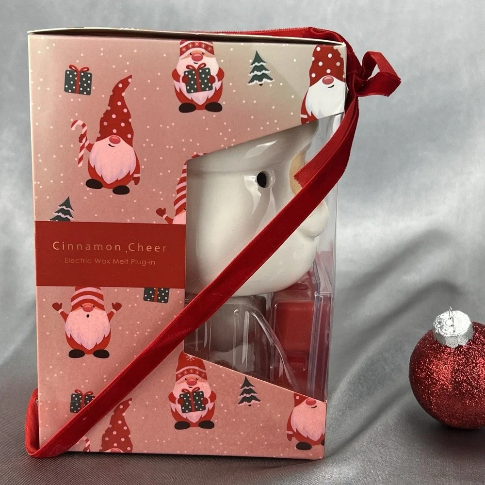 Santa Electric Plug-in Wax Warmer Nightlight Wax Melts Cinnamon Cheer‎ Christmas